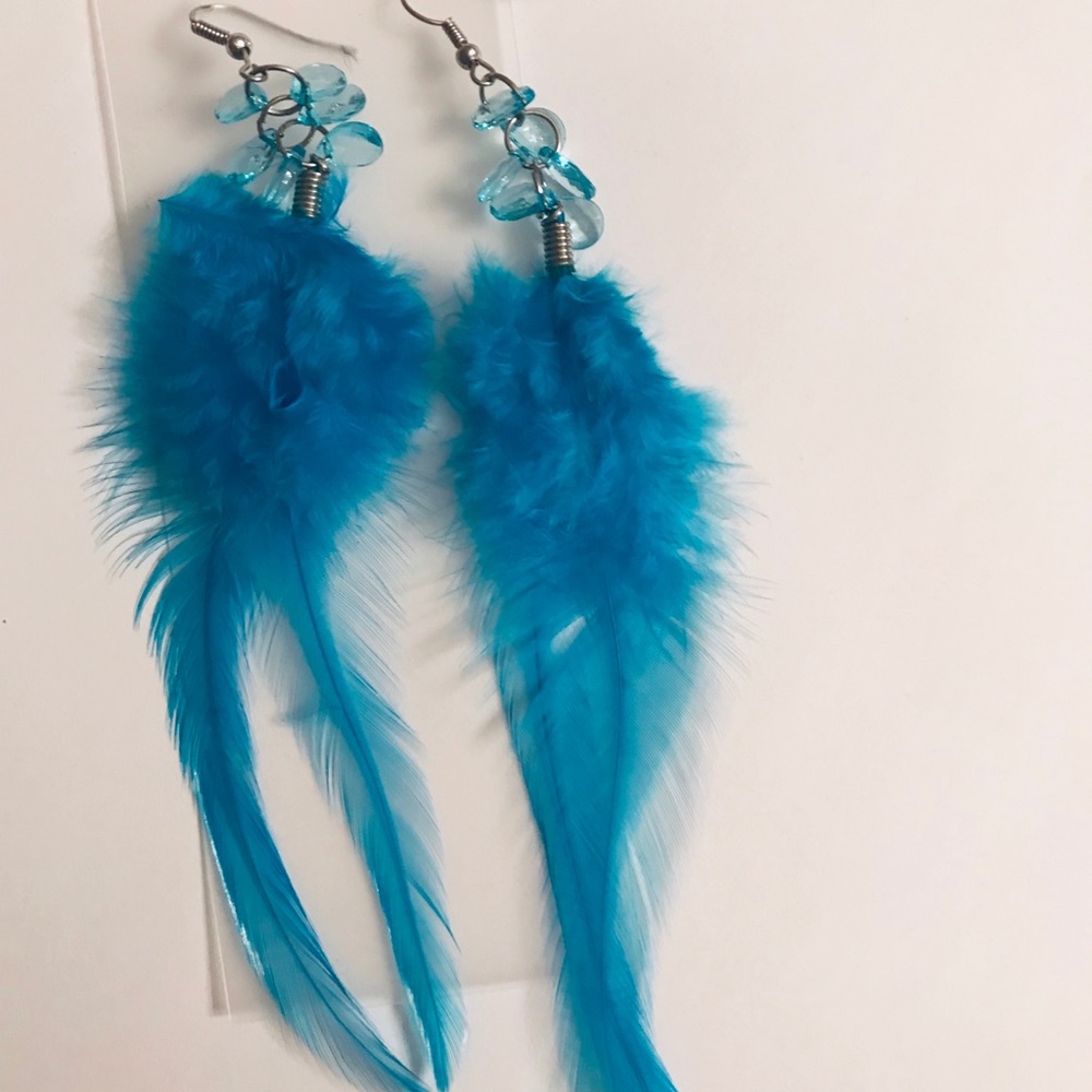 Feather earrings - Picture 2 of 5
